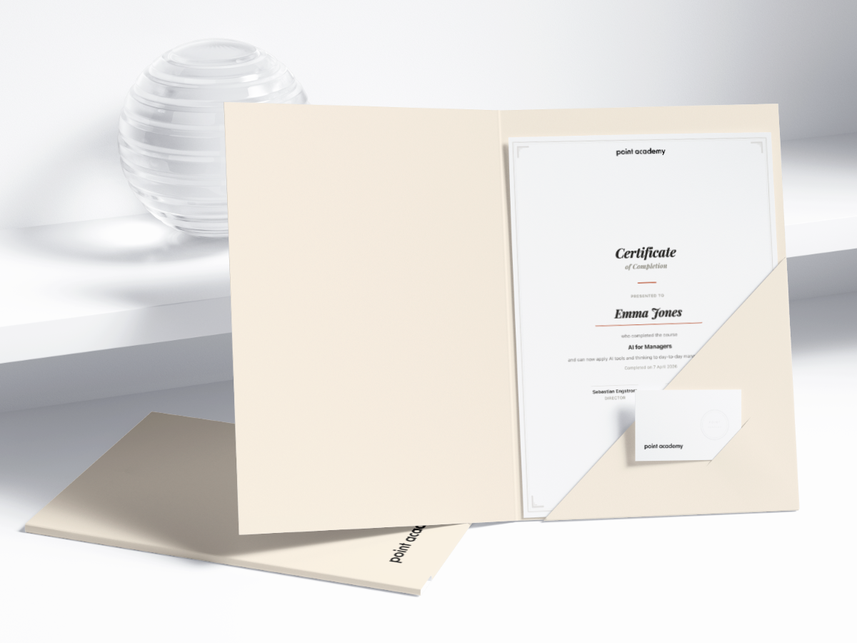 Certificate of completion