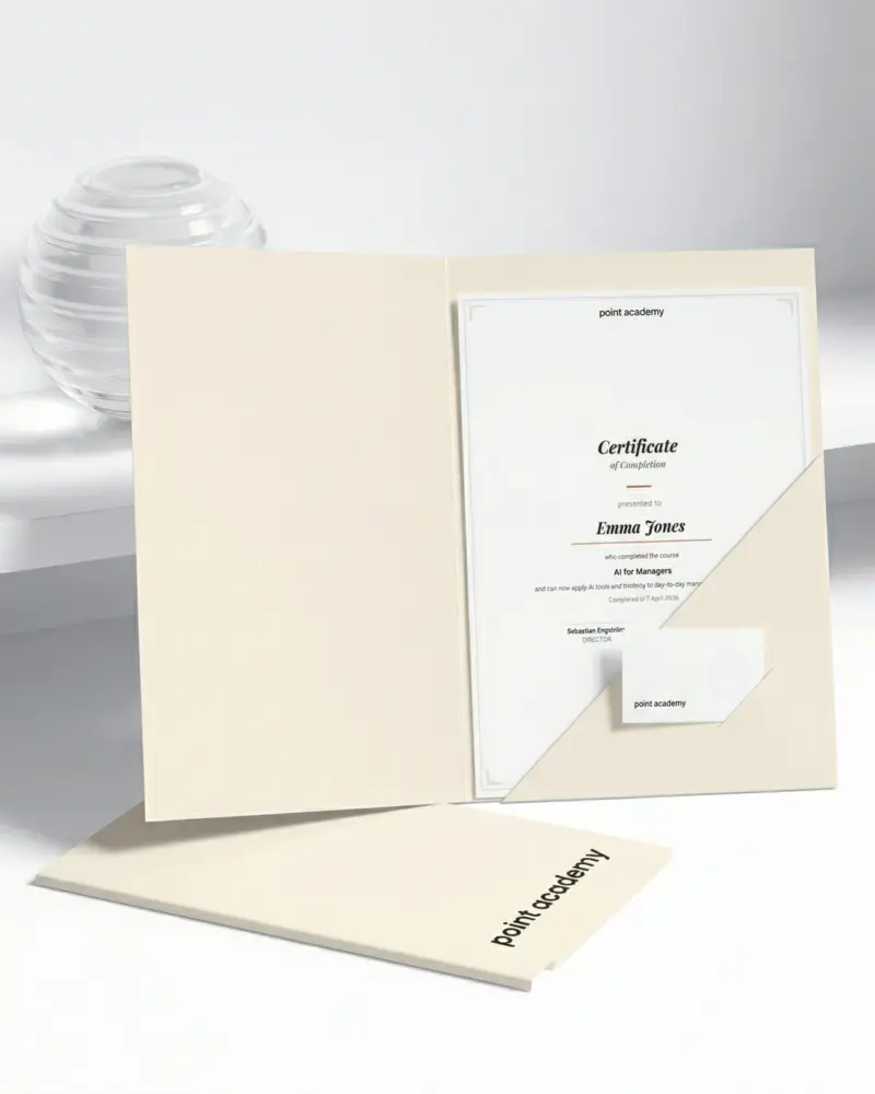 Certificate of completion